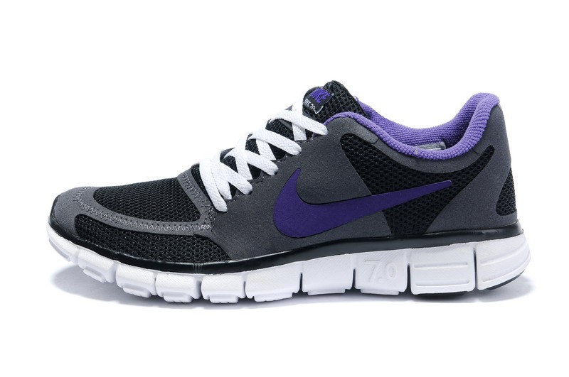 Nike Free 7.0 V2 Womens Running Shoes Black Purple - Click Image to Close